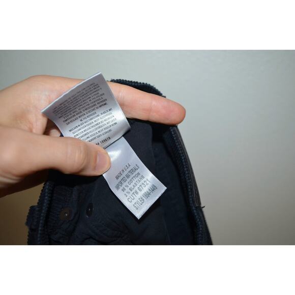 Citizens of Humanity Paloma High Rise Wide Leg Black Corduroy 31 - Picture 6 of 7